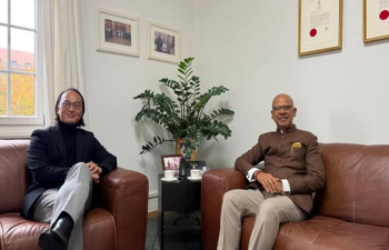   Ambassador received the representative of Lugano City in Berne on 09 Oct 2025